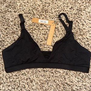 Skims onyx bralette nwt